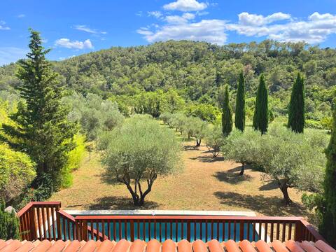Provencal farmhouse with pool in peaceful hamlet