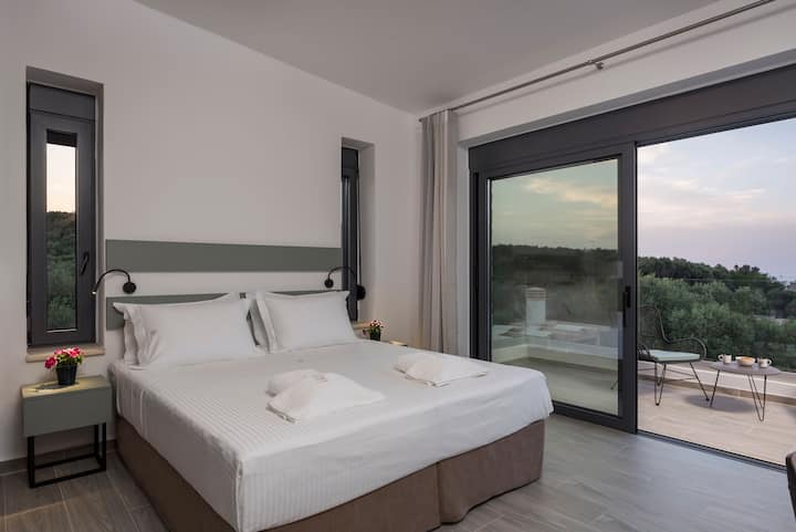 วิวทิวทัศน์ที่น่าทึ่งของภูมิทัศน์โดยรอบ