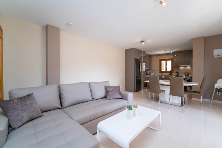 El Paraíso: Apartamento Con Piscina & Calefacción - Can Picafort