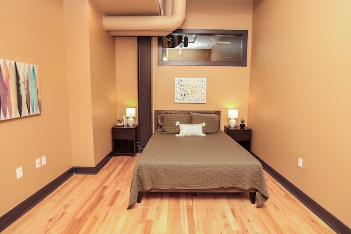 Primary Bedroom with En Suite Bath and Large Closet.