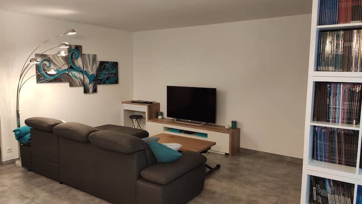 Jolie Villa De Plain-pied Climatisée Avec Piscine - Perpignan