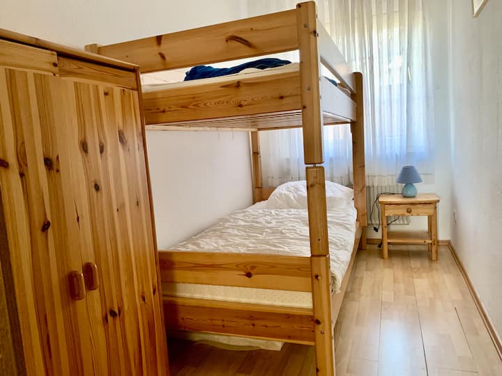 Children's room with bunk bed