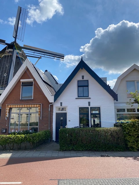 Cozy house under the mill.