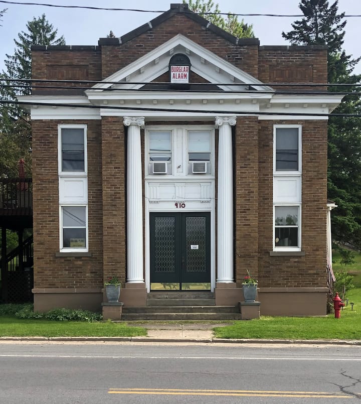 Brasher Falls renovated historic bank on river Condominiums for