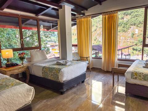Private family room with a view