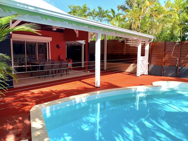 Villa Fleur D'épée Avec Piscine - Guadalupe