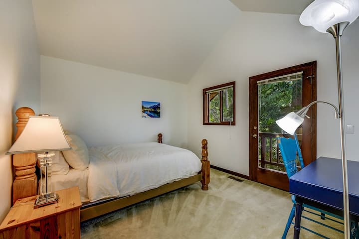 Bright and comfortable bedroom designed for a great night’s sleep