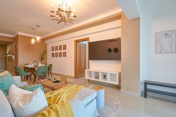 Modern Apartment 3br In The City W/ Pool & Gym - Santo Domingo (Dominikai Köztársaság)