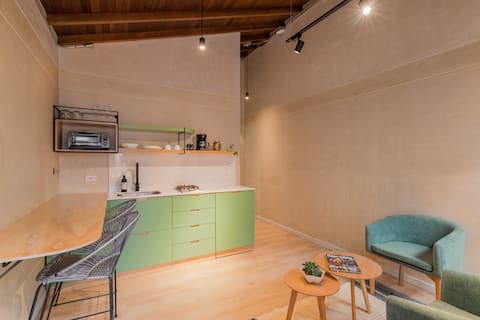 Top performing Airbnb: Minimalist design apartment in Laureles in Medellín
