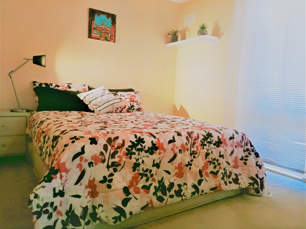 Spálňa s prenosnou klimatizáciou