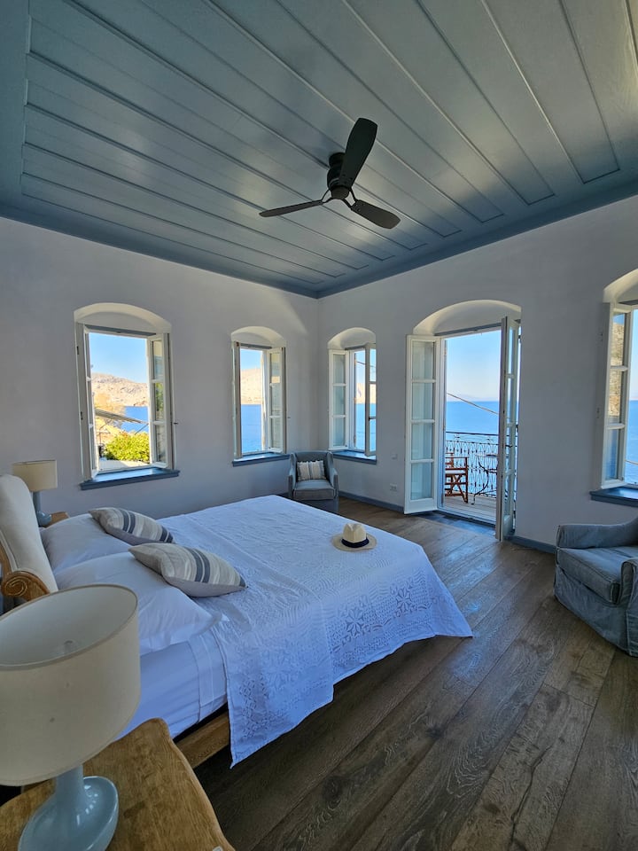 Anchor House B&b, Symi - The Master Bedroom - Symi