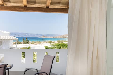 Sea view Studio-40 meters to Agios Prokopios Beach