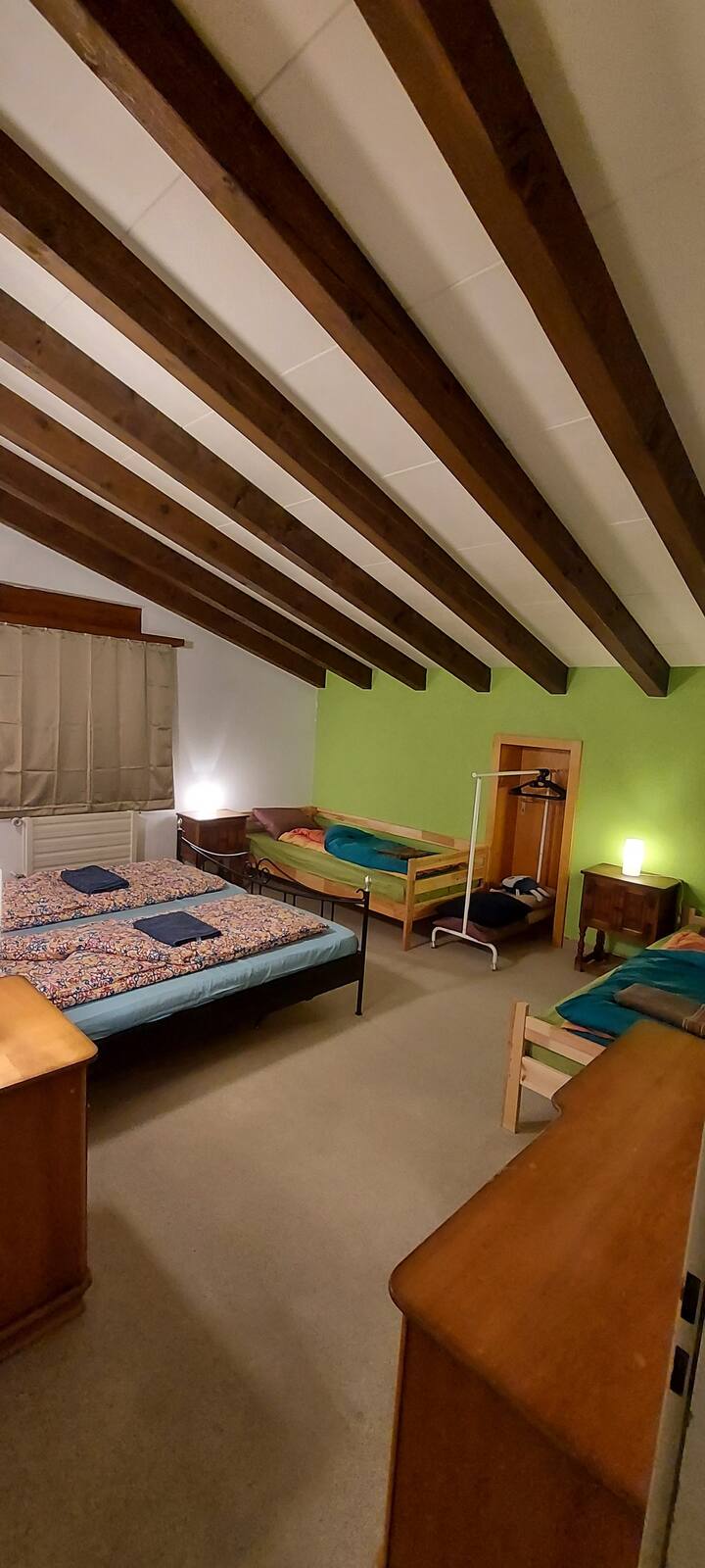 Master bedroom with beds for 4 persons