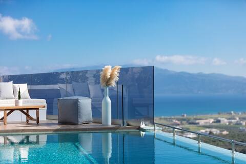 Villa Argyrie, pool, sea view, Jacuzzi, luxury