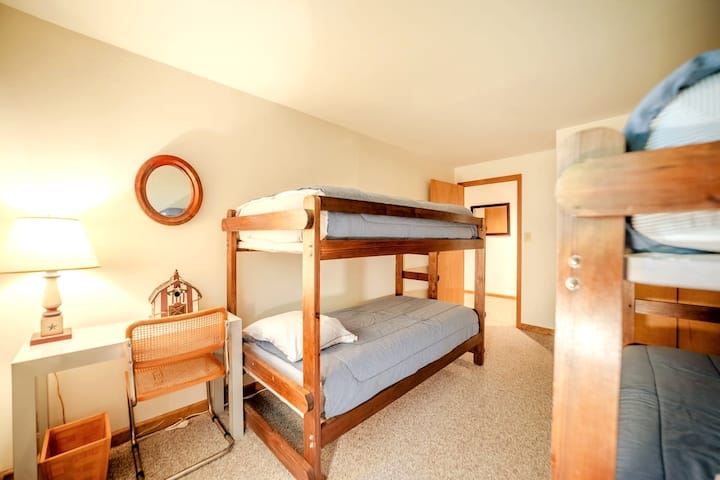 Bedroom four, with bunk bends fit a bigger group. 