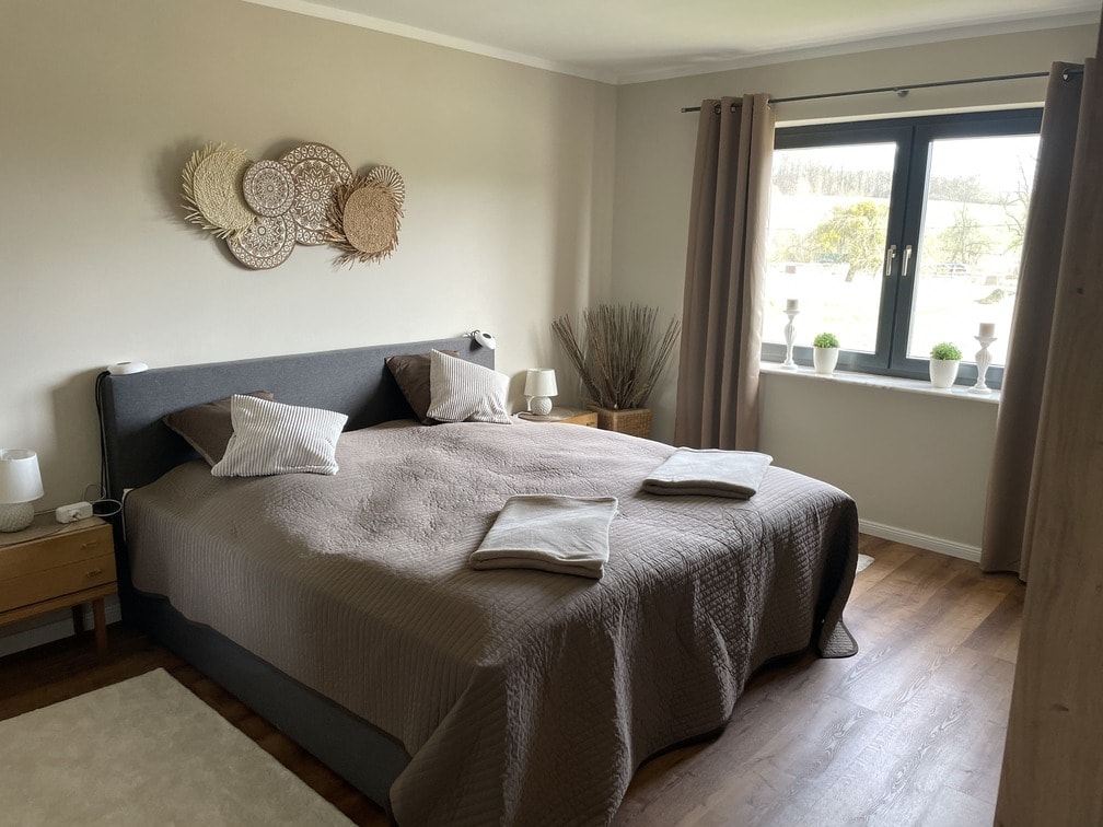 The bedroom No. 4 with 200x200 waterbed, separate chambers.