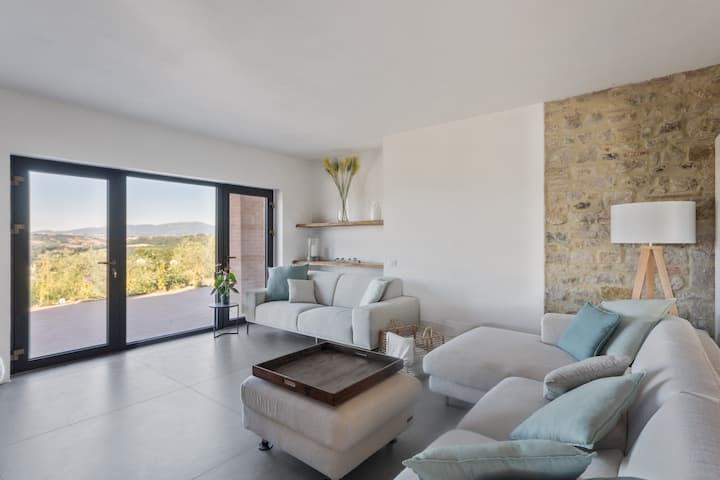 Villa Rosmarino, Superb Views, Air Conditioning - Todi