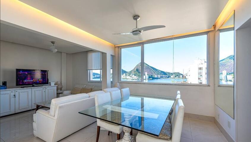 Apartamento Leblon linda Vista Lagoa 3 quartos a