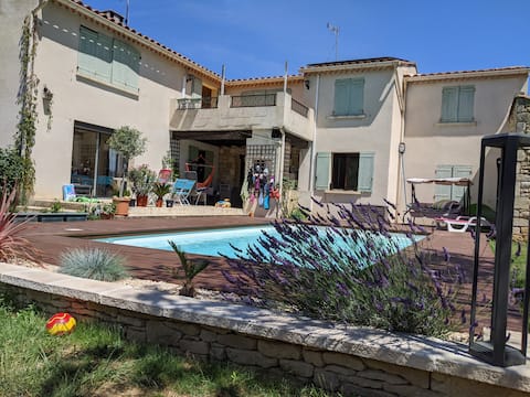 Large villa with swimming pool for a successful holiday