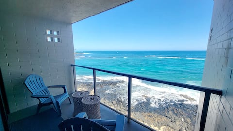 Kuhio Shores 411. Right on the water!!