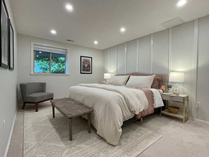 Hoofdslaapkamer op de eerste verdieping