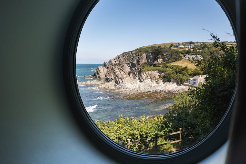 A cliffside boathouse on Lee Bay, Lee Bay, Devon, United Kingdom, photo 6 of 10