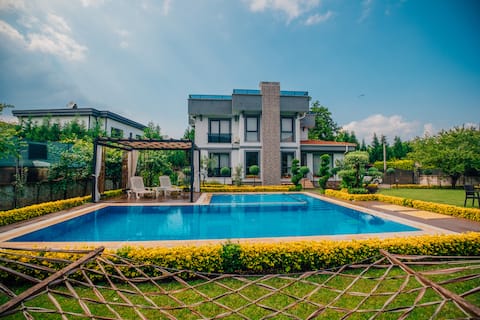 Luxury villa with 6+2 pools in Sapanca