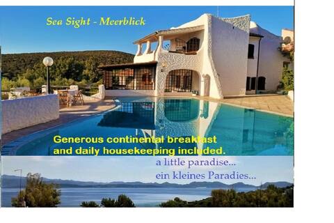 Sea view: a villa just for you like a b&b 5★