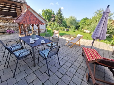 Charming village house with patio and garden