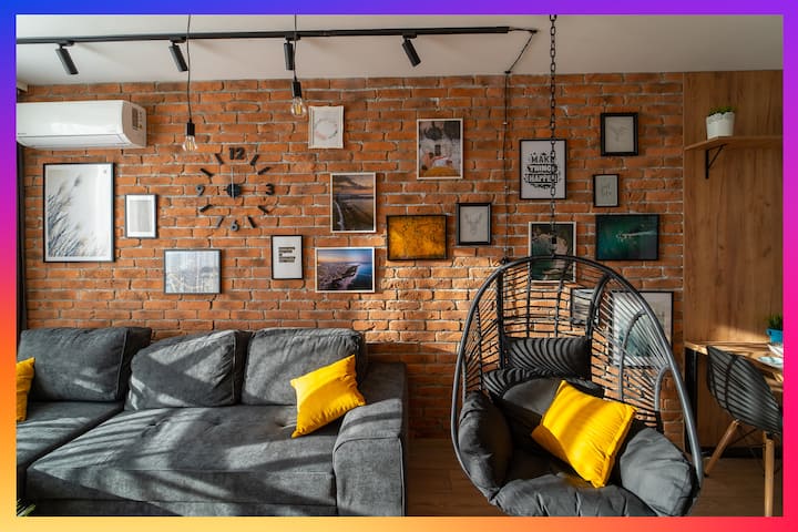 Sky Art Apartment  - Free Parking - Fast Wi-fi - Burgaz