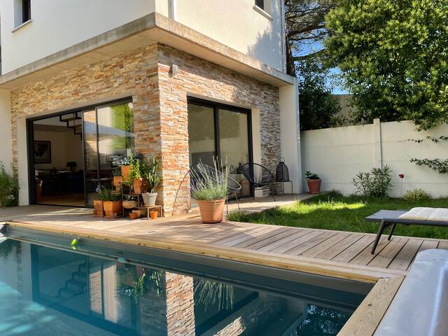 Maison contemporaine non mitoyenne Parc bordelais gallery image 3