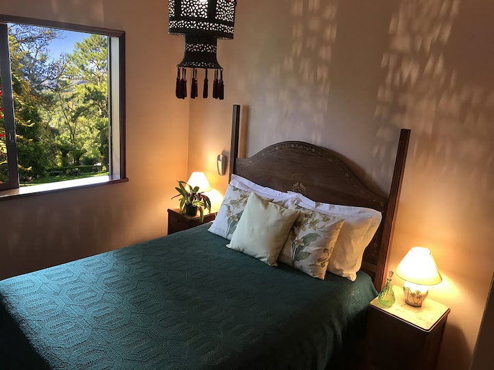 غرفة النوم الأساسية في الجناح