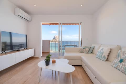 Anuncio de Airbnb popular: Fabiola 1: seaview and 2 bedrooms en Calp