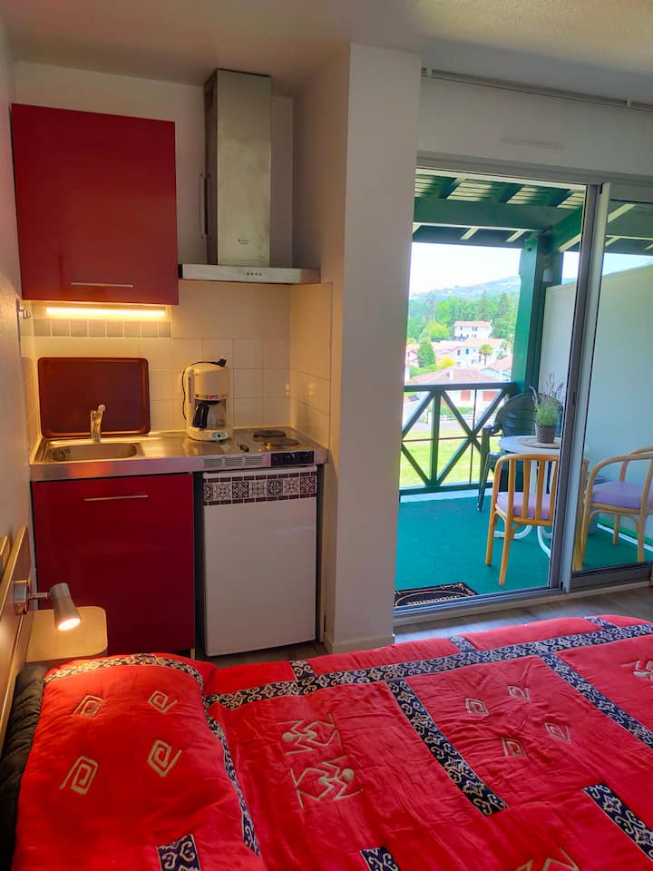 ❤️Charmant Studio Balcon❤️ Centre Ville❤️ Parking - Cambo-les-Bains