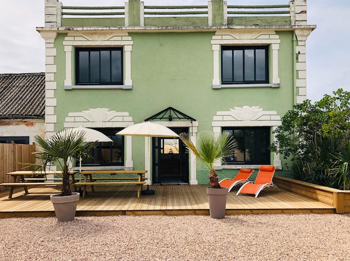 the Green House in Baie de Somme