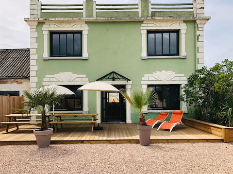 the Maison verte en Baie de Somme