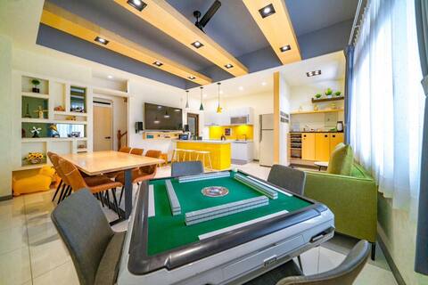 (New house B&B 4 private suites can be grilled mahjong singing equipment even if you are not out of
