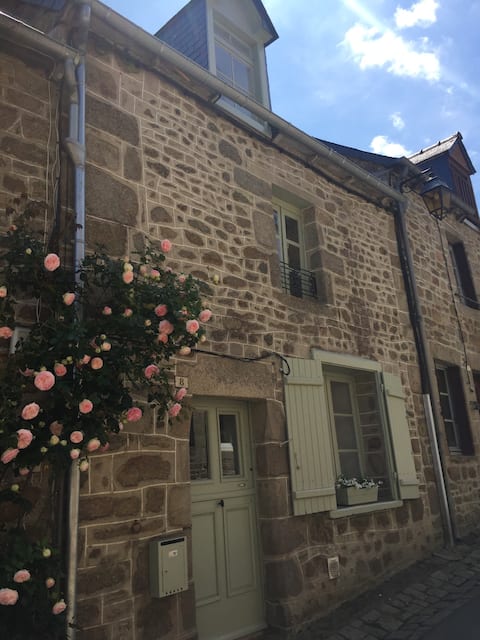 Small house with character in medieval city