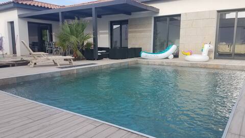 Modern villa with pool