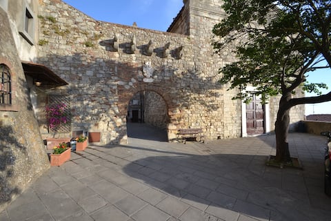 An apartment within the walls of a Medici castle