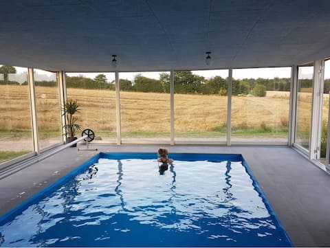 Successful Airbnb property: Lovely and cozy newer apartment with pool. in Assens