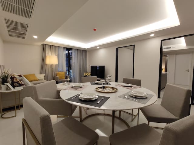 110m2~3BR#BTS Asoke＆MRT Sukhumvit#Near Terminal 21 gallery image 2