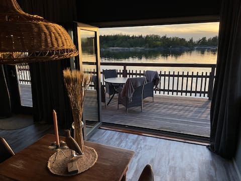 Live Above the Sea with Your Own Sauna & Dock