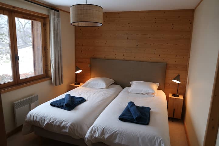 חדר שינה 2 עם שתי מיטות יחיד