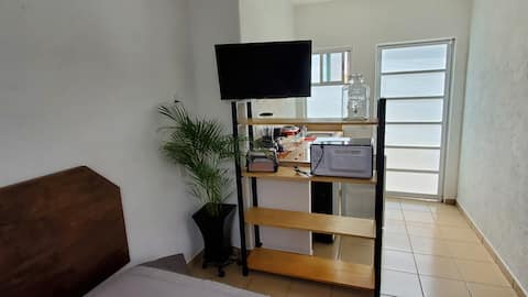 Top Airbnb: #7 Comfortable Industrial Loft with Terrace for 1 or 2 in La Pradera