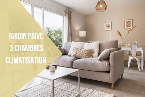 ★Spacious, Private ★ Garden, ★ Beach 12 minutes away★