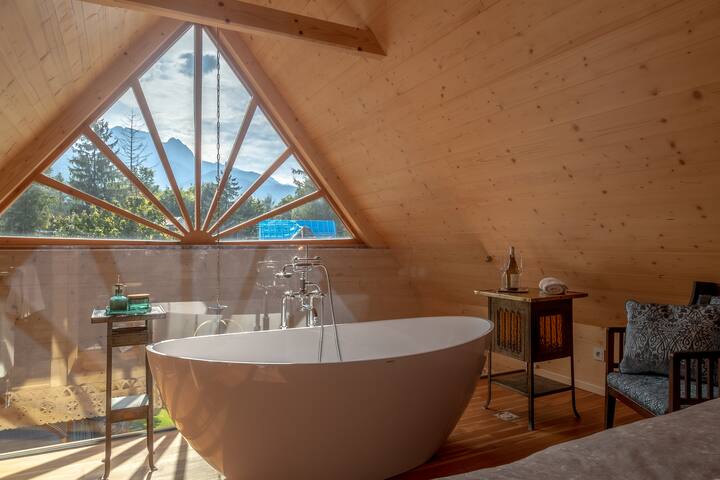 شقة دوبلكس - حوض استحمام يطل على Giewont