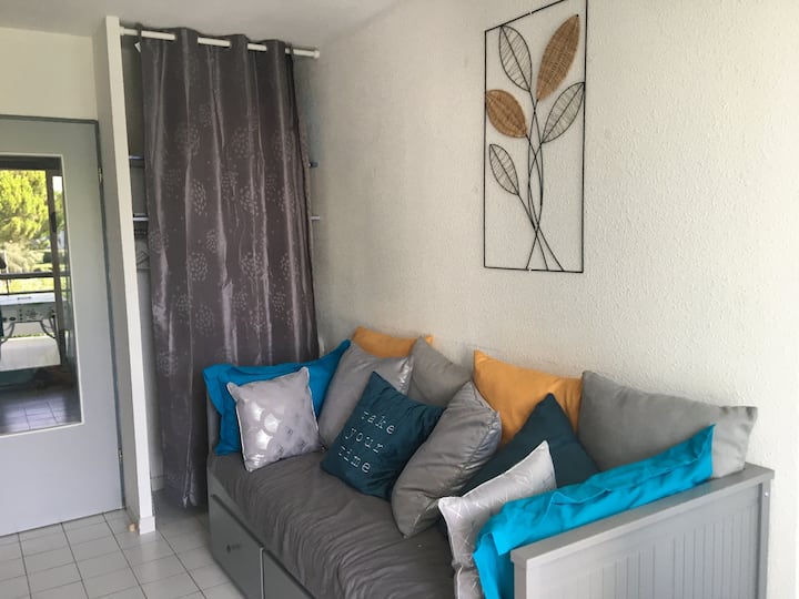 P2 Cabine, Piscine, Parking, Terrasse, Le Couchant - La Grande-Motte