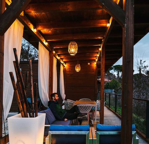 NidoGredos. The house. Designer eco-friendly cabin