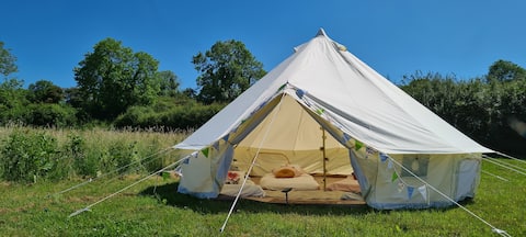 Glamping - 5m Bell Tent Between Bristol and Bath